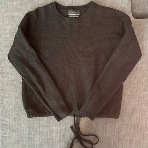 Classic Black Crew Neck Sweater
